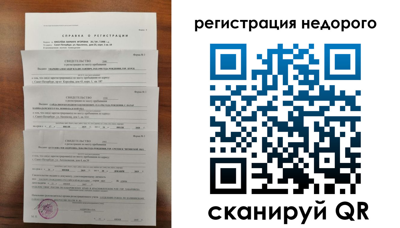 временная регистрация купить в Пущино